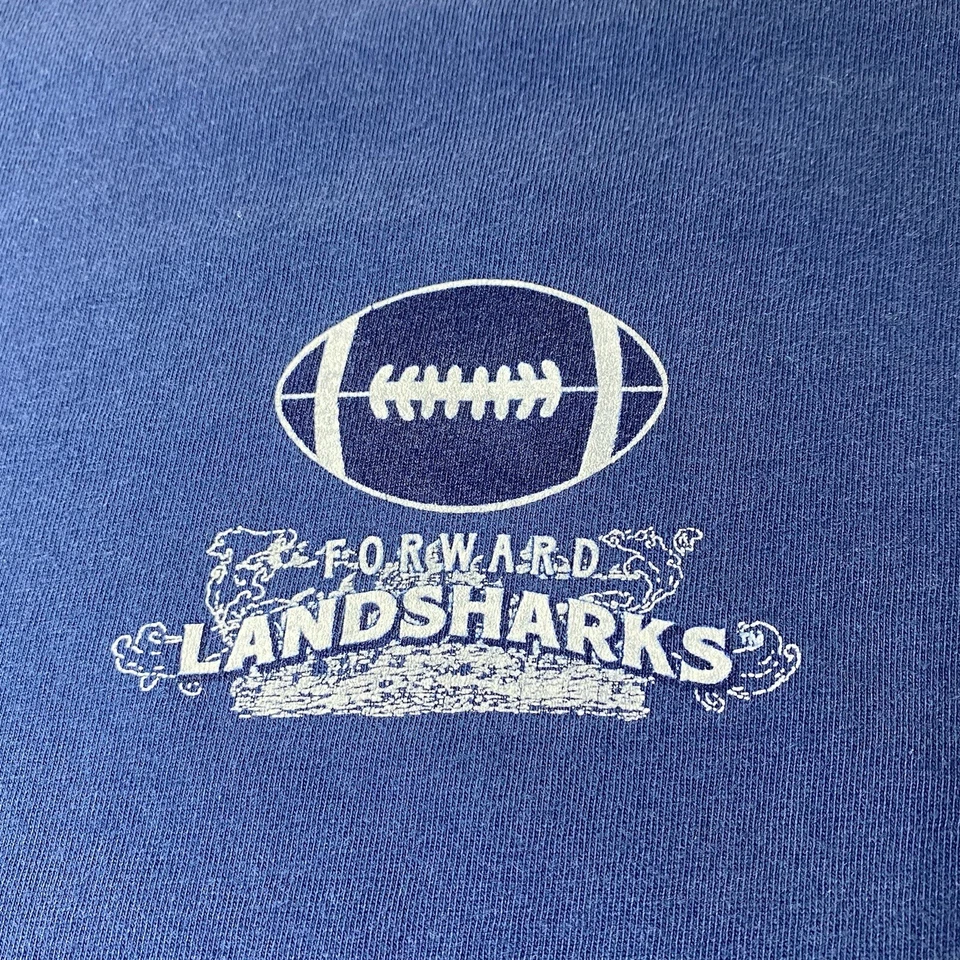 Camiseta Landshark Lager Oxford MS 'Forward Landsharks' Gráfico Doble Cara Foto 4 de 4