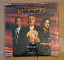 RARE OOP PARIS TROUT LASERDISC DENNIS HOPPER ED HARRIS BARBARA HERSHEY DRAMA