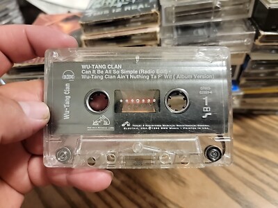 WU-TANG CLAN Can It Be All So Simple ORIGINAL 1994 Cassette Single (36 Chambers)
