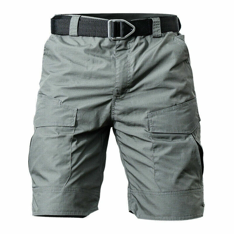 Herren Außen Taktische Shorts Schnelltrocknend Cargo Hose Capri Viele Taschen - Bild 4 von 4