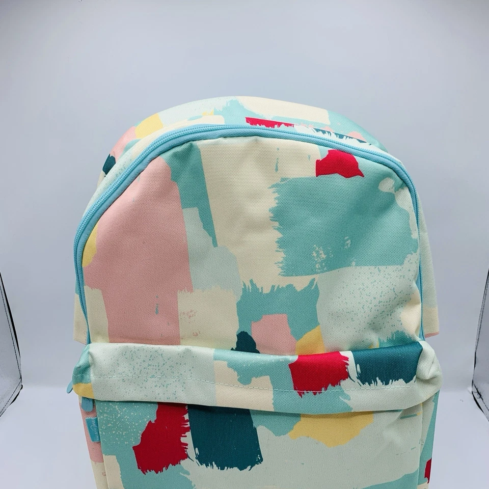 Mochila Escolar Treinta y Una Rayas Pintadas Abstracta Moderna Clásica 15 x 13 x 6" Foto 2 de 4