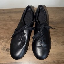 Capezio Tele Tone Tap Shoes, black, Size 8 Good Condition