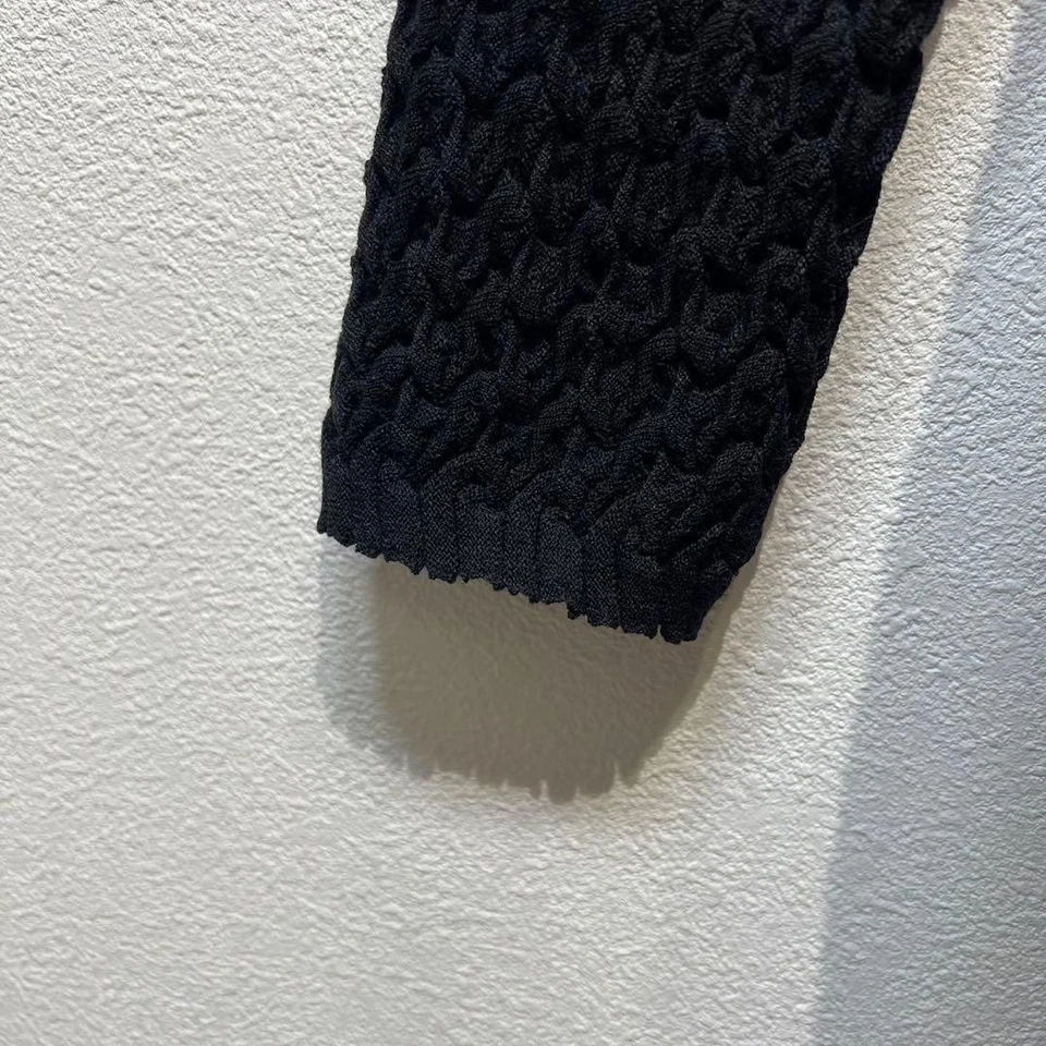 Chanel Coco Lana Capas Línea A Tejido Vestido Suéter Foto 4 de 4