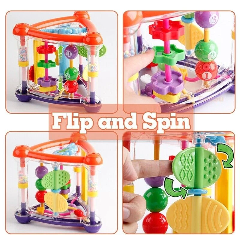 Infant Child’s Activity Triangle Developmental Multi-Task Toy Baby Touch Toy - Image 3 of 4