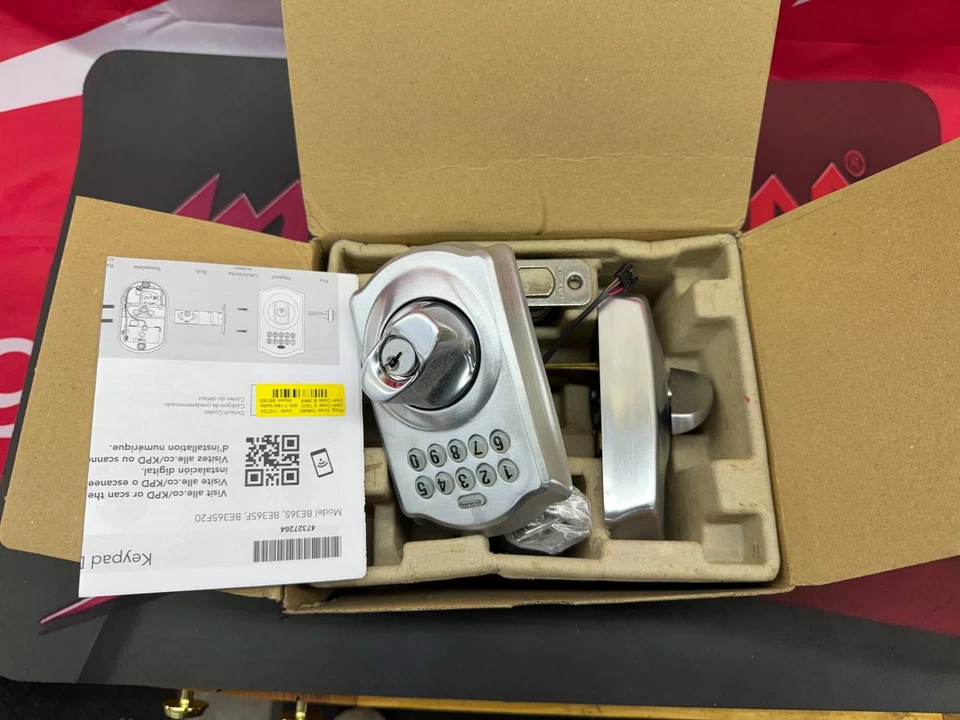 Teclado Camelot Deadbolt Schlage BE365VCAM619 - Níquel satinado Foto 2 de 3