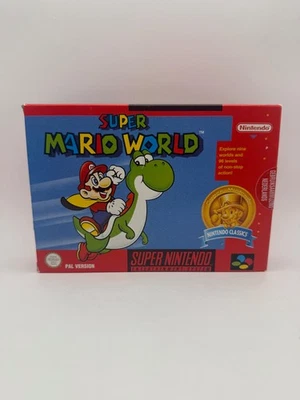 Super Mario World **Nintendo SNES OVP CiB Sammlerzustand - Bild 1 von 4