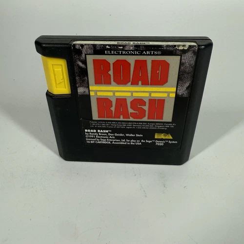 Road Rash (Sega Genesis, 1992) Cartridge 