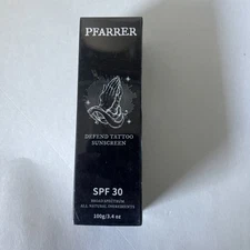 PFARRER Defend Tattoo Sunscreen SPF 30 All Natural 100g/3.4 oz (Brand New)