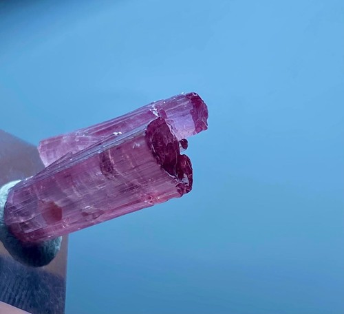 Beautiful Natural Pink Tourmaline Crystal From Afghanistan (11.15 Carats) - Picture 9 of 14