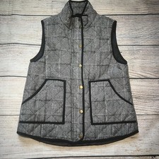 Blue Rain Quilted Down Vest Womens Size Mediu...