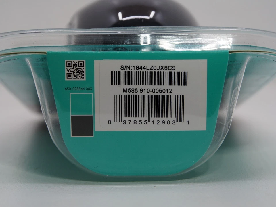 NEW SEALED LOGITECH M585 BLACK MULTI-DEVICE OPTICAL WIRELESS BLUETOOTH MOUSE - Image 3 of 3