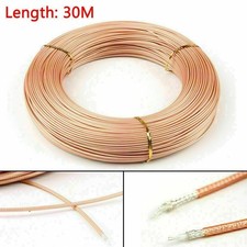 🚀30m RG316 RF Coax Coaxial cable Connector 50ohm M17/113 Shielded Pigtail 98ft