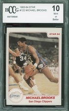 1983 Star #122 Michael Brooks Mint Or Better BCCG 10