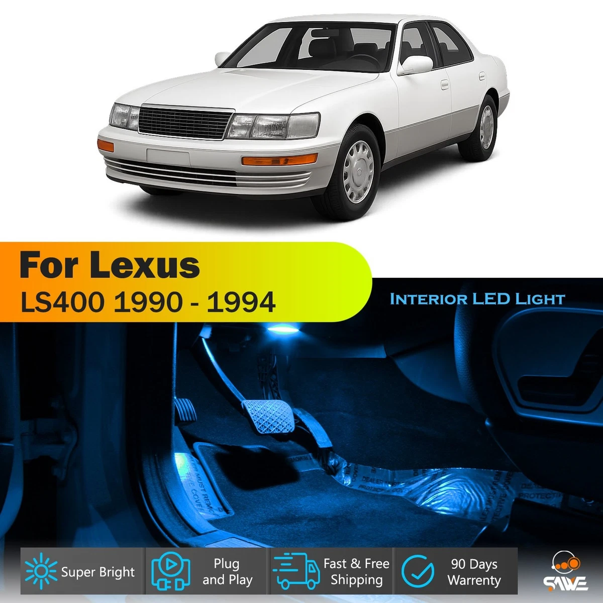 Rear Lights & Lamps for Lexus LS400 for sale | eBay