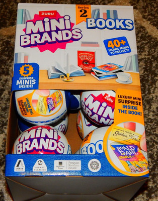 Case of 13 Sealed Capsules, ZURU MiNi BRANDS BOOKS, 5 Surprise, Series 2 (Balls)