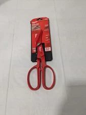 Milwaukee Tool Tinner's Snips: 11" OAL, 3" LOC, Steel Blades 48-22-4005