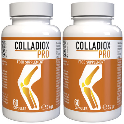 Colladiox Pro - 120 Kapseln (2er Pack) - 22 Vitaminen & Mineralien - Vegan