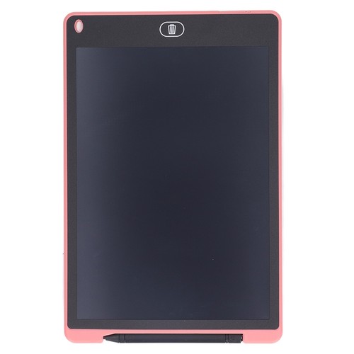 (Pink)12 Inch LCD Panel 40mah Large Children Graphite Drawing Screen; - Picture 13 of 24