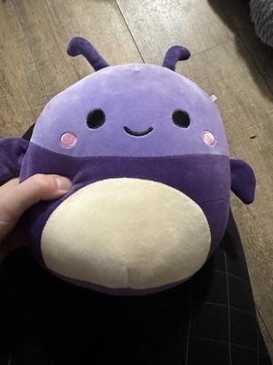 Squishmallows Purple White Bug Small Plush Toy Stuffed Animal