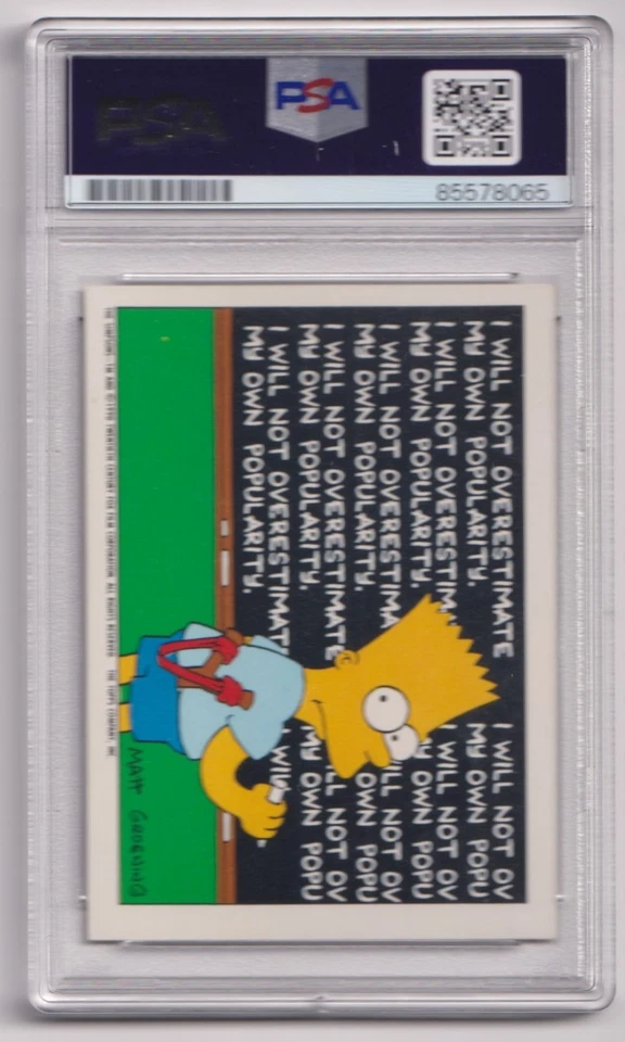 1990 Topps #22 The Simpsons Card Signed Autograph by DAN CASTELLANETA PSA/DNA - Image 2 of 2