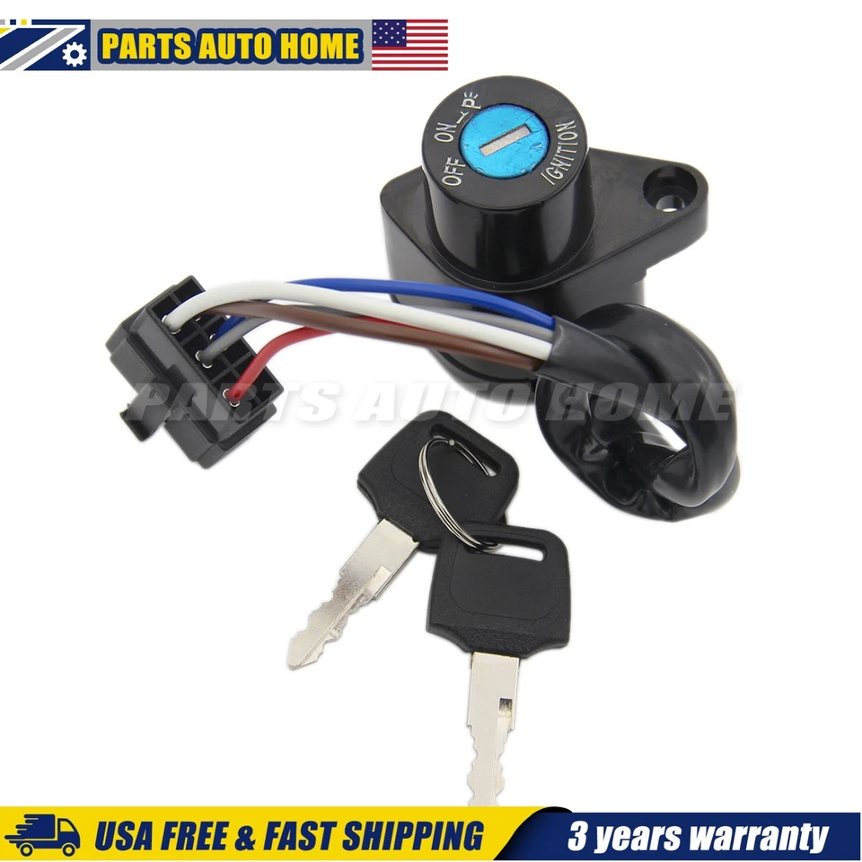 1x Fits Kawasaki Vulcan 800 VN800 Classic Drifter 1995-2006 Ignition Key Switch Foto 2 de 4