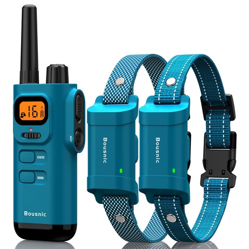 Dog Training Collar with Remote - 4000ft Waterproof Dog Shock Collars 2 Dogs ... - Picture 1 of 7