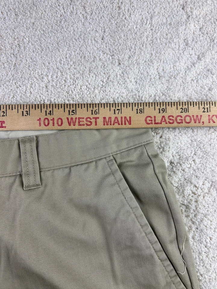 Pantalones Cherokee Ultimate Caqui Para Hombre 38x32 Beige Frente Plano Informales 100% Algodón Foto 3 de 4