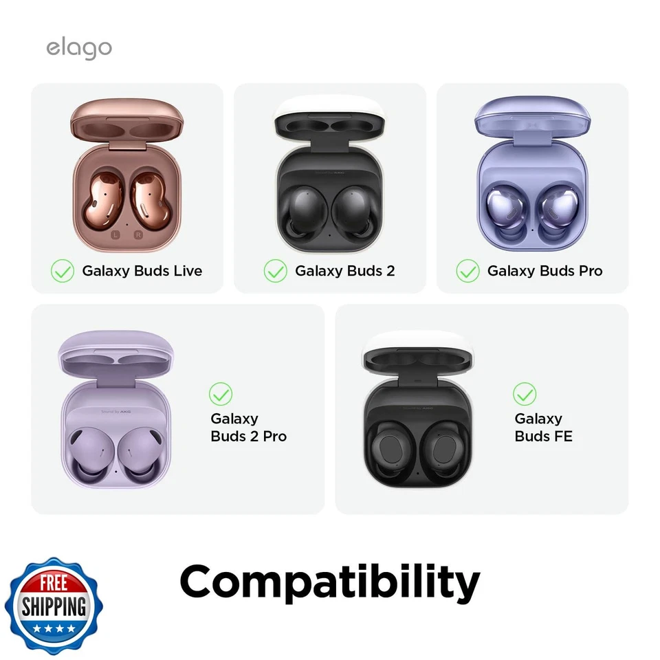 Funda Elago Armor Compatible con Funda Samsung Galaxy Buds FE (2023) / Galaxy  Foto 2 de 4