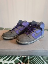 EU Größe 48,5 - Nike Dunk High Premium Earthquake Lila Grau 