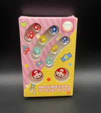 New Mario & Mushroom D-Pad Button Caps - Nintendo Switch / OLED Joy-Con - Gift