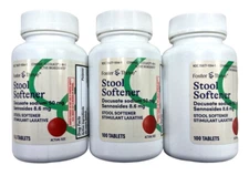 F&T Stool Softener + Laxative ( Senna Plus ) 100 Tablets ( 3 pack ) --