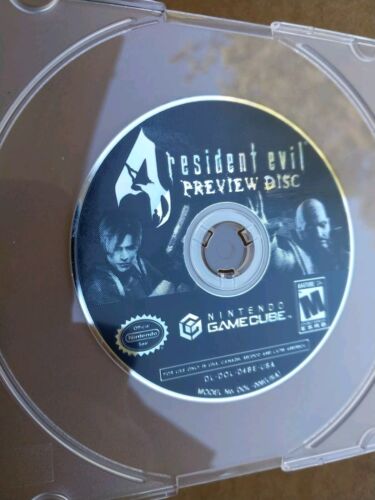 Resident Evil 4 disco anteprima Nintendo Gamecube solo disco testato - Foto 2 di 3