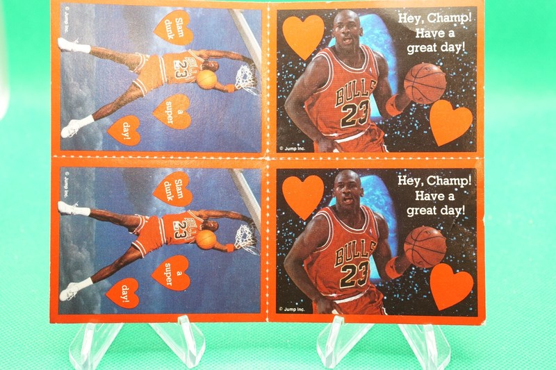 1989 Jump Inc Uncut Hey, Champ Have a Great Day Slam Dunk #NA Michael Jordan ME1