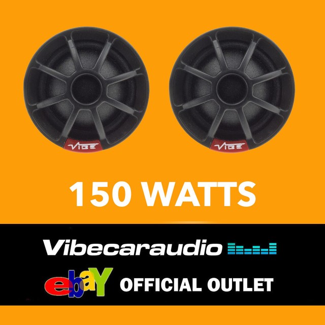 VIBE Slick 1 Silk Dome Tweeters 150w 