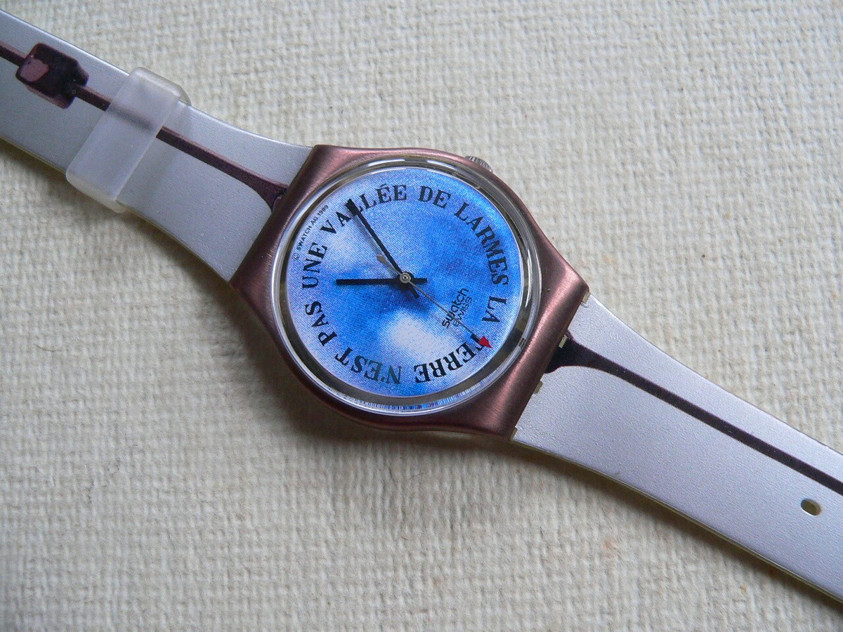 1989 Swatch Watch Croque Monsieur GX112Z | eBay