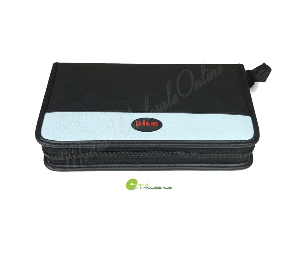 56 Disc Portable CD DVD Wallet Holder Bag Case Album Organizer for Media Storage - Image 3 of 4