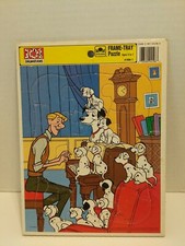 101 Dalmations Golden Frame Tray Puzzle Disney- NEW