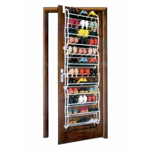 Over-The-Door Shoe Rack 36 Pair Wall Hanging Closet Organizer Storage Stan Over-The-Door Shoe Rack 36 Pair Wall Hanging Closet Organizer Storage Stan