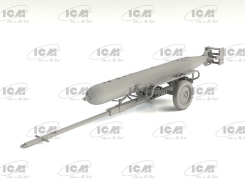 WWII German Torpedo Trailer Plastikbausatz Modelle ICM48404 Plastikmodell Maßstab 1:48 - Bild 4 von 9