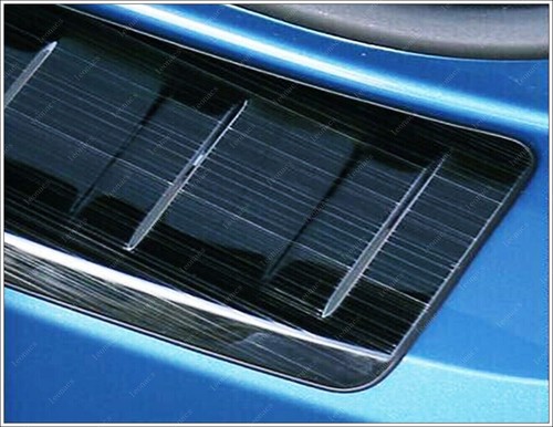 Protector parachoques trasero cromado NEGRO para TOYOTA AURIS ESTATE 2015 ADELANTE - Imagen 4 de 8