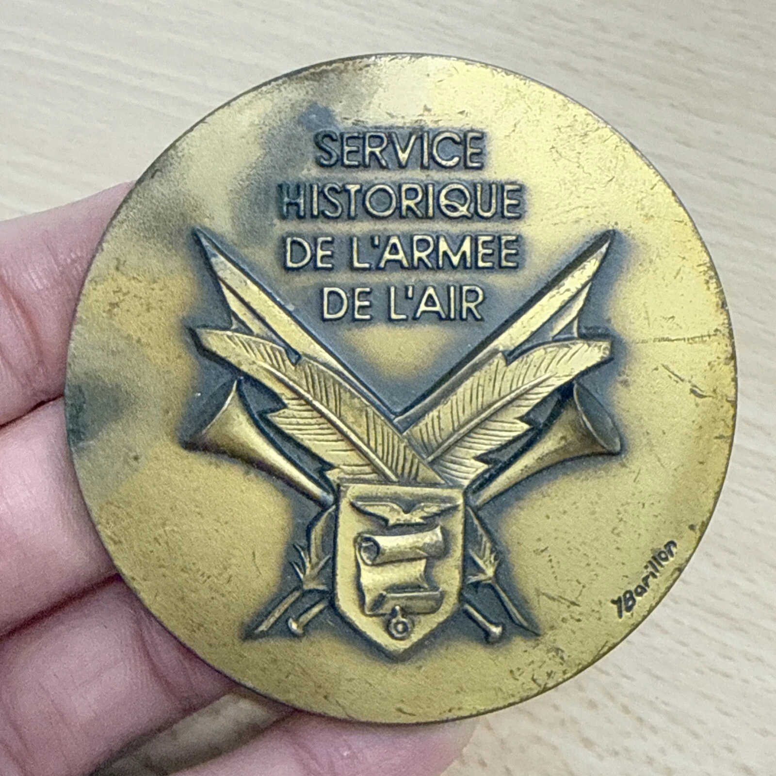 Médaille Derviche Historique De L’armée De L’air En Bronze
