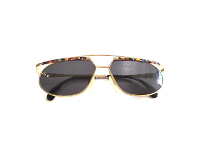Cazal Sunglasses 254 Gold/Multicolor 416 Size Vintage 57mm
