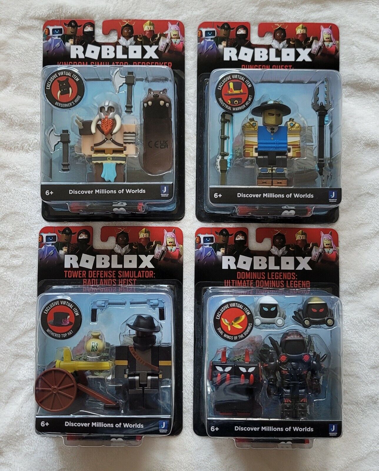  Roblox Action Collection - Tower Defense Simulator: Badlands  Heist Figure Pack + Two Mystery Figure Bundle [Includes 3 Exclusive Virtual  Items] : Toys & Games