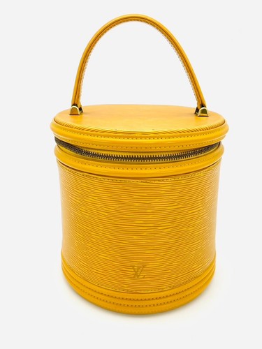 louis vuitton hand tasche epi cannes Gelb Vintage Leder