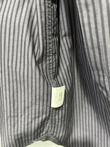 Neu ohne Etikett John Varvatos Jungen gestreiftes Langarm Button-Down-Hemd Größe 20 nie getragen - Bild 3 von 5