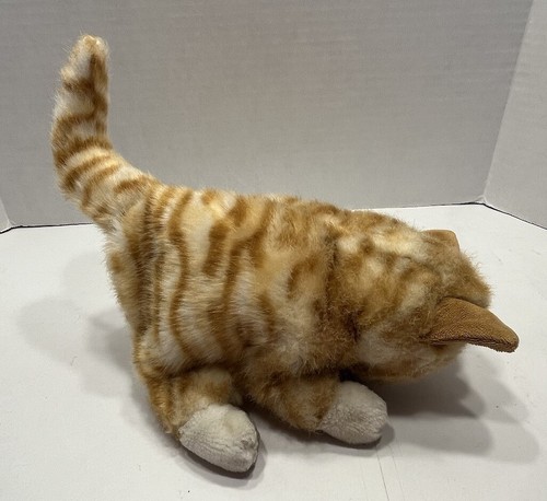 Folkmanis Naranja Gatito atigrado Gato Peluche Cuerpo Completo Realista Marioneta de Mano LEER - Imagen 4 de 15