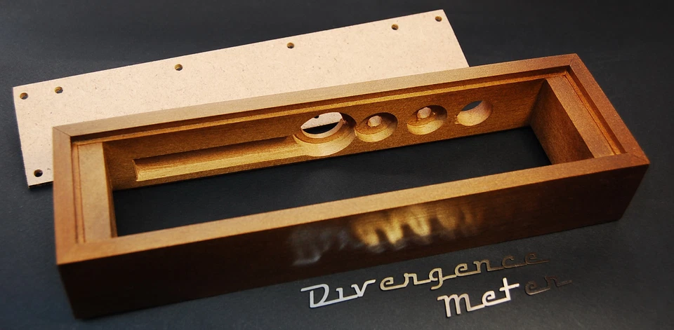 Wooden Case for Nixie Tubes Clock "Divergence Meter Mini" [IN-14, IN-8-2, Z573] - Image 2 of 4