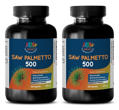 Saw Palmetto Berry Extract 320mg (2 Bottles, 60 Softgels Capsules)