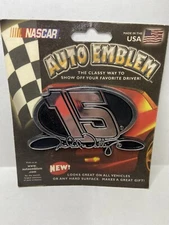 Vintage Nascar Metallic Auto Emblem Promark  2002 NOS *New In Package*