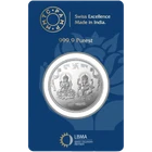 Ebay Live 34.9 Pamp Mmtc  Ganesh Lakshmi Ji 10 Gram Silver Round